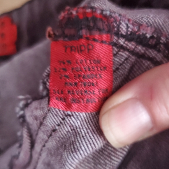 Vintage Tripp NYC Daang Goodman Purple Wash Skinny Jeans. - Picture 14 of 16